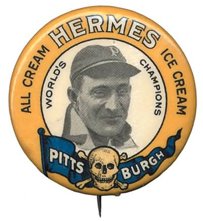 1910 Hermes Ice Cream Pin Wagner